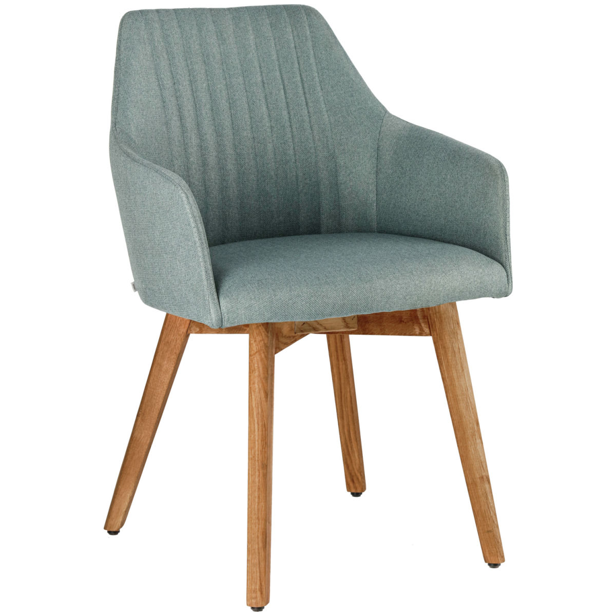 Sedia Arne VEGA; 55x57x85 cm (LxPxH); seduta blu chiaro, struttura quercia/naturale; 2 pz. / confezione