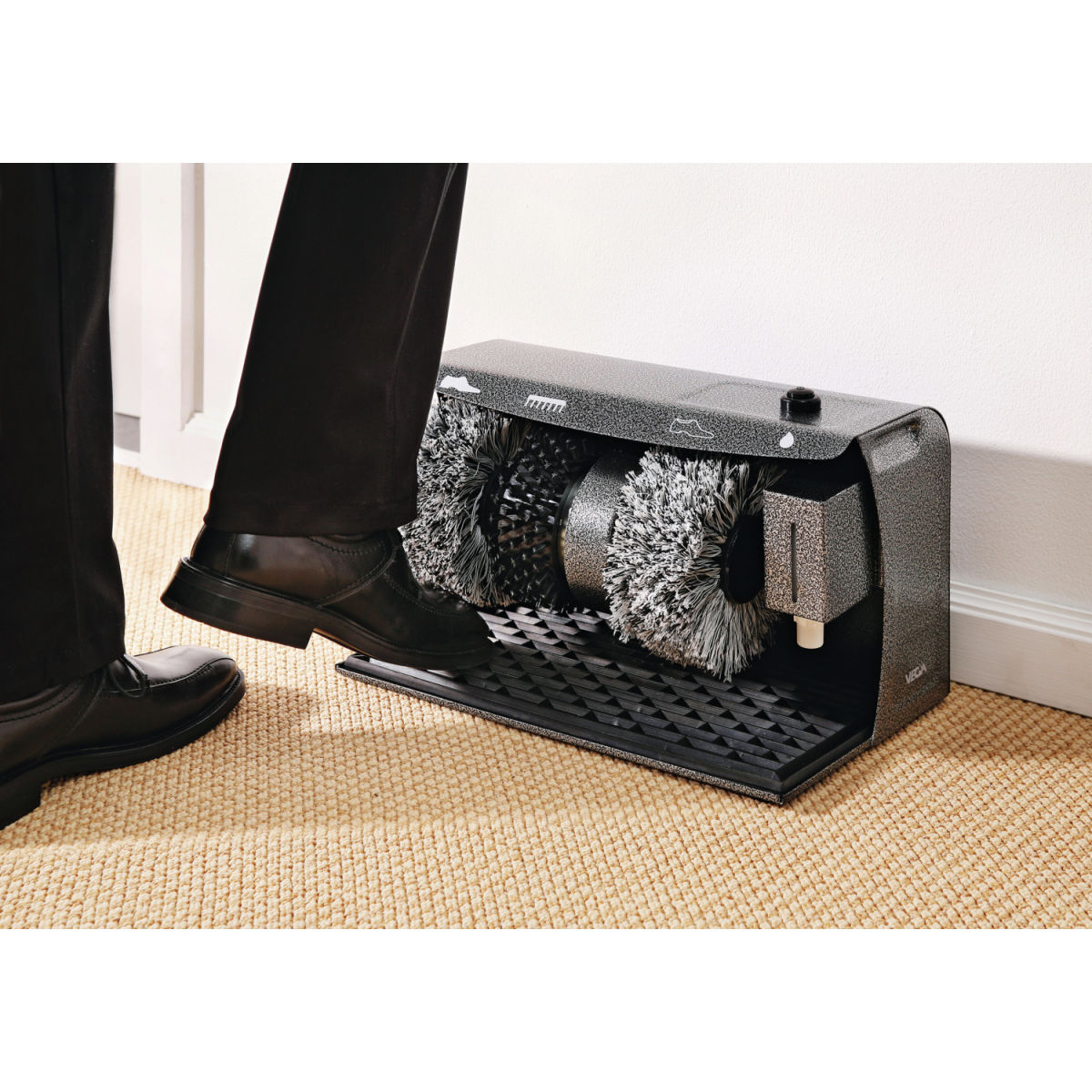 VEGA Reinigungsbürste zu Schuhputzmaschine 81364 schwarz