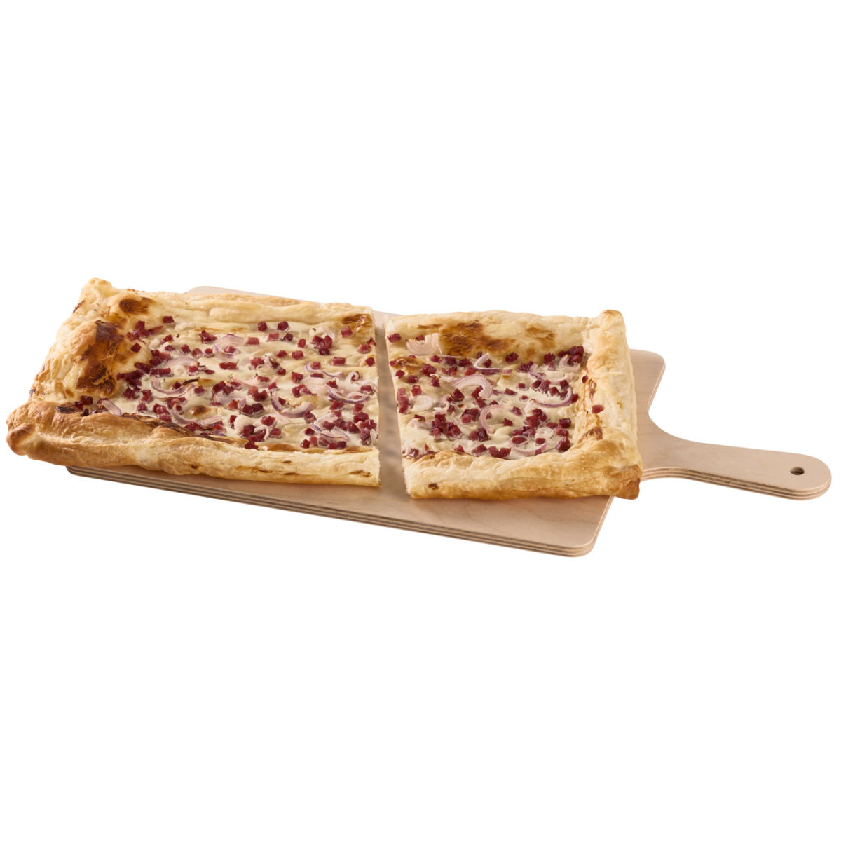 PULSIVA Flammkuchenbrett Le Petit 35x25x1 cm (LxBxH); natur; rechteckig