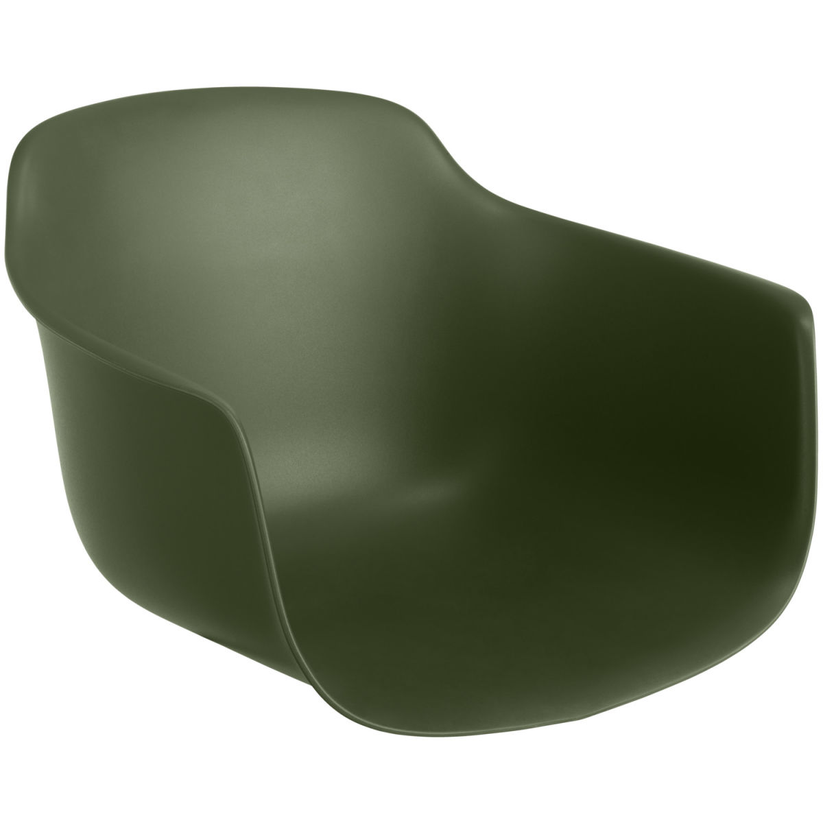 VEGA Sitzschale Emeo mit Armlehne 58x50x40.5 cm (BxTxH); oliv; 2 Stück / Pack
