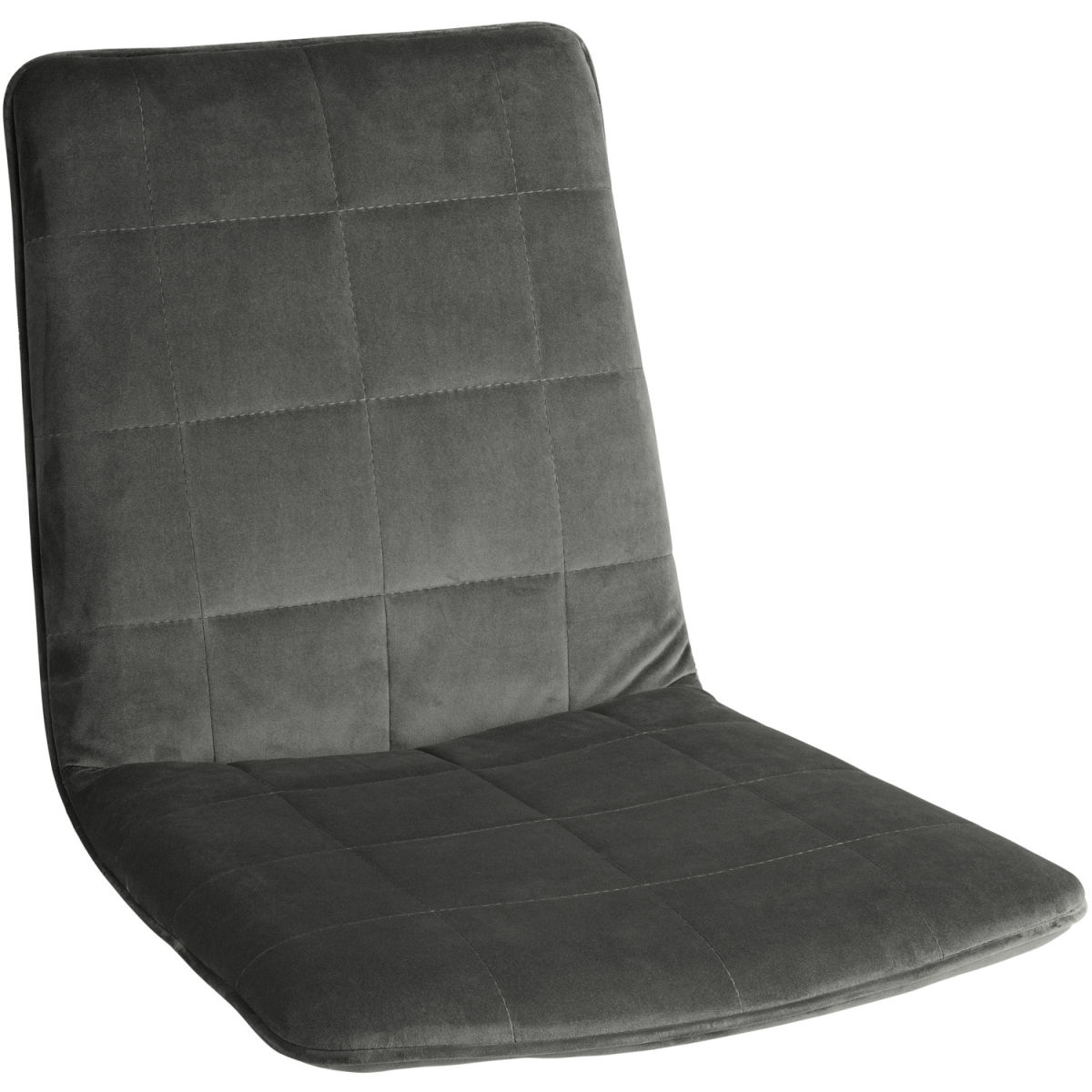 VEGA Sitzschale Milaria Samt 60x48x46 cm (BxTxH); Sitz grau; 2 Stück / Pack