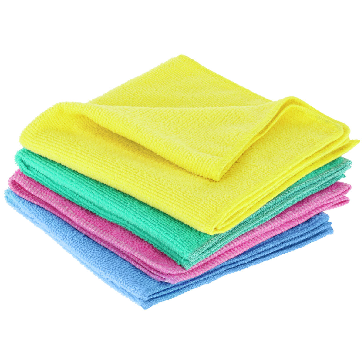 Panno in microfibra Clean Mix ERWIN M.; 35x35 cm (LxL); multicolore; quadrata; 20 pz. / confezione