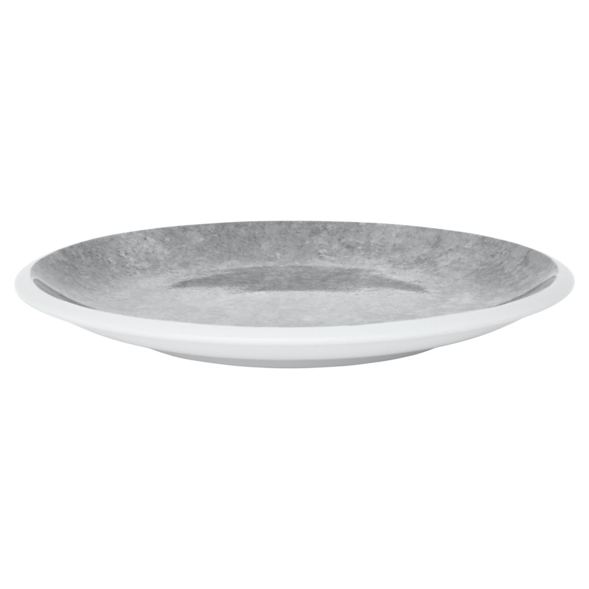 WMF Teller coup flach Synergy Concrete 16x7.8 cm (ØxH); weiß/grau; rund; 6 Stück / Pack