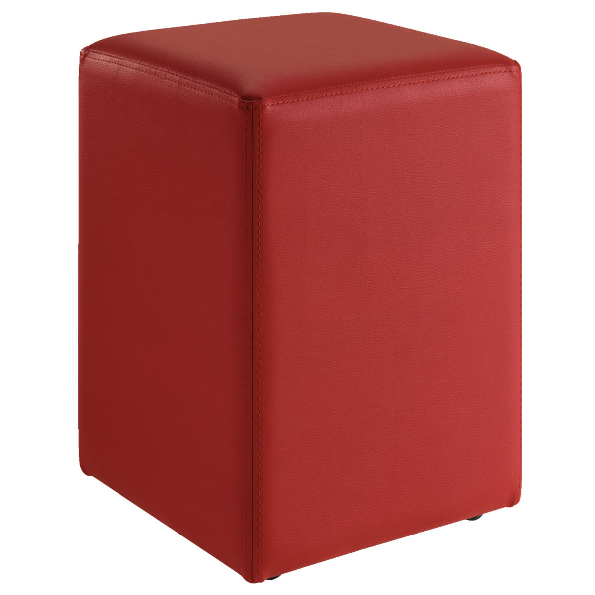 Pouf Stanford rettangolare VEGA; 34x34x47.5 cm (LxPxH); rosso; rettangolare; 2 pz. / confezione