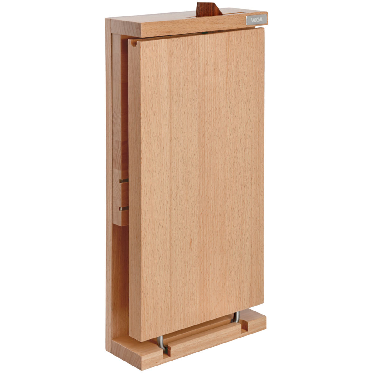 Ceppo coltelli Salvo VEGA; 20x7.5x47.5 cm (LxLxH); faggio naturale