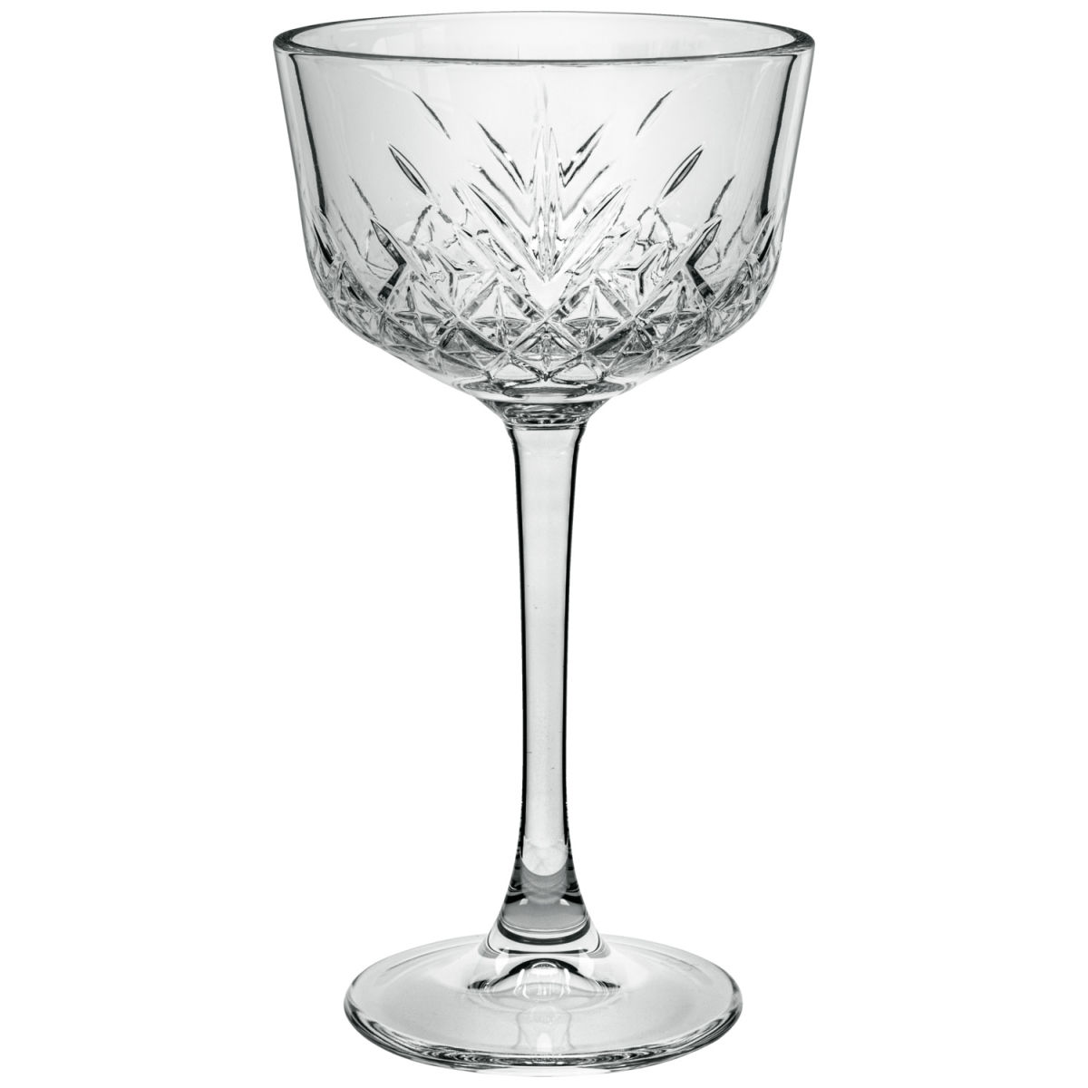 Bicchiere da cocktail Nick & Nora Ines Paşabahçe; 160ml, 6.4x15.6 cm (ØxH); trasparente; 6 pz. / confezione