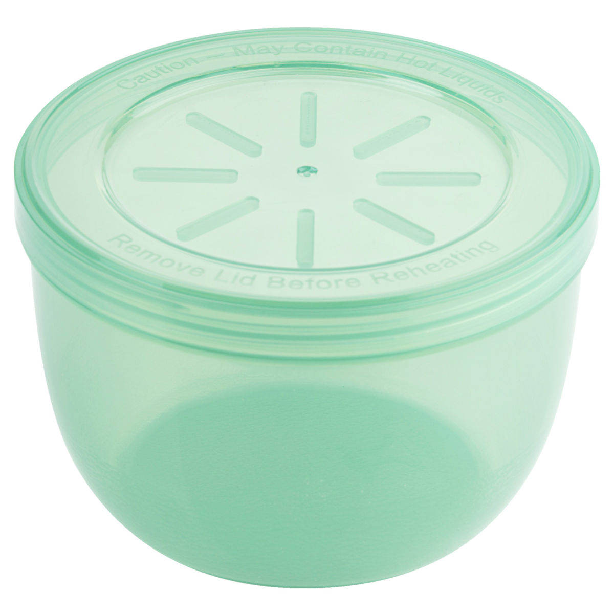Contenitore riutilizzabile per primi e minestre Eco-Takeout con coperchio, 470 ml Contacto; 470ml, 11x7.5 cm (ØxH); verde; rotonda; 12 pz. / confezione