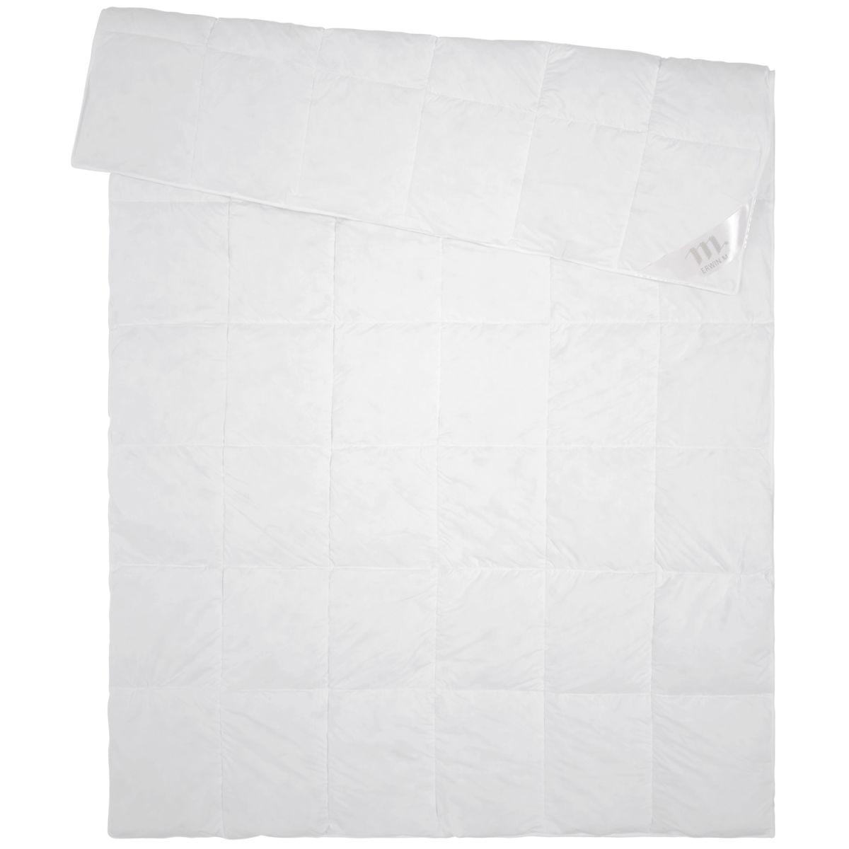 Piumino Kairo piume/penne ERWIN M.; 135x200 cm (LxL); bianco