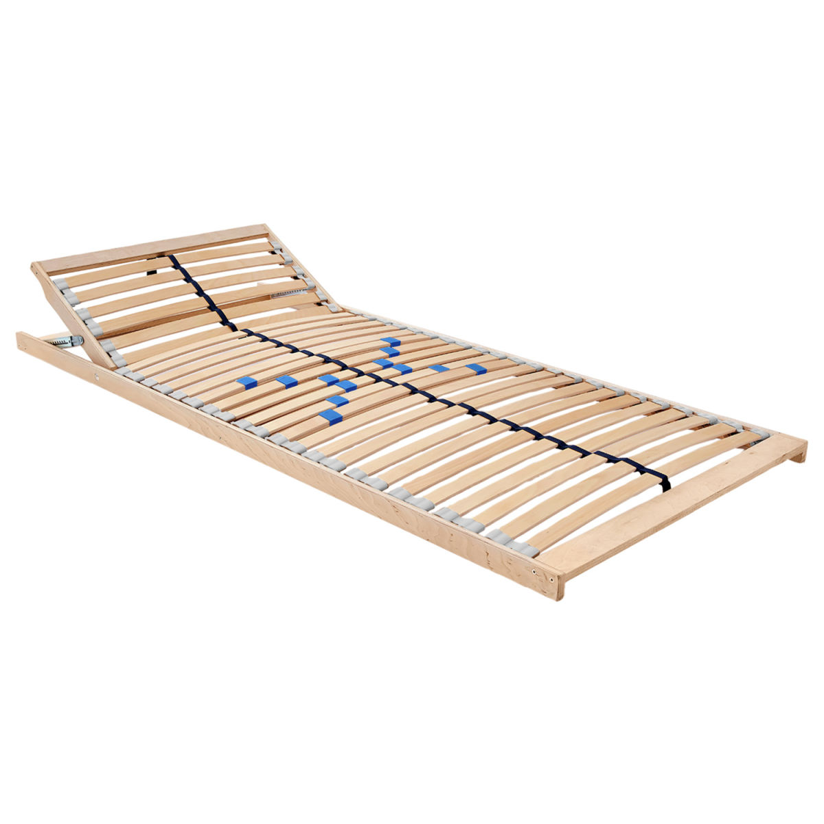 Base a doghe regolabile ERWIN M.; 90x200 cm (LxL); marrone