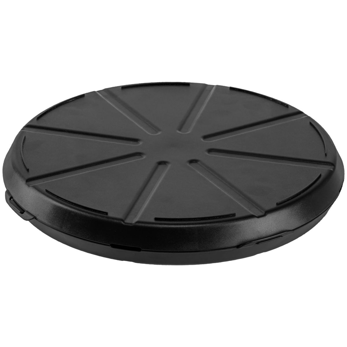 Contenitore per pizza riutilizzabile Yari Neo elasto REuse; 35.8x4.9 cm (ØxH); nero; rotonda; 10 pz. / confezione