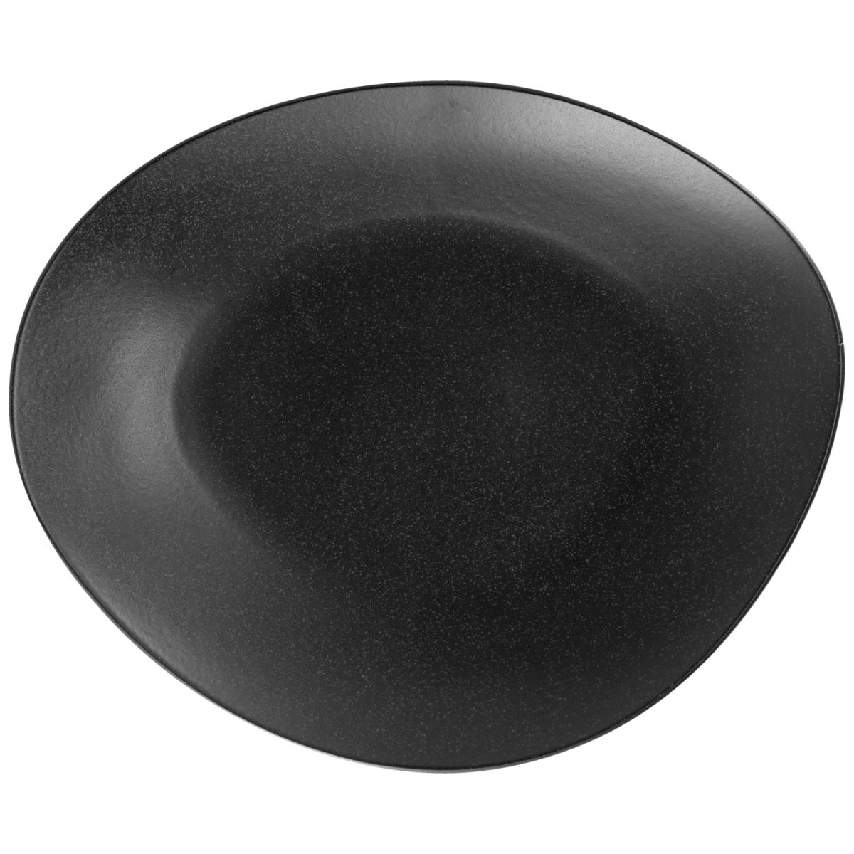 Piatto Masca design organico VEGA; 32x26.5 cm (LxL); nero; organica; 6 pz. / confezione