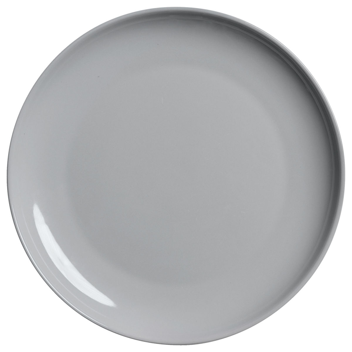 PULSIVA Plat bord Guscia; 21.6 cm (&Oslash;); grijs; rond; 6 stuk / verpakking