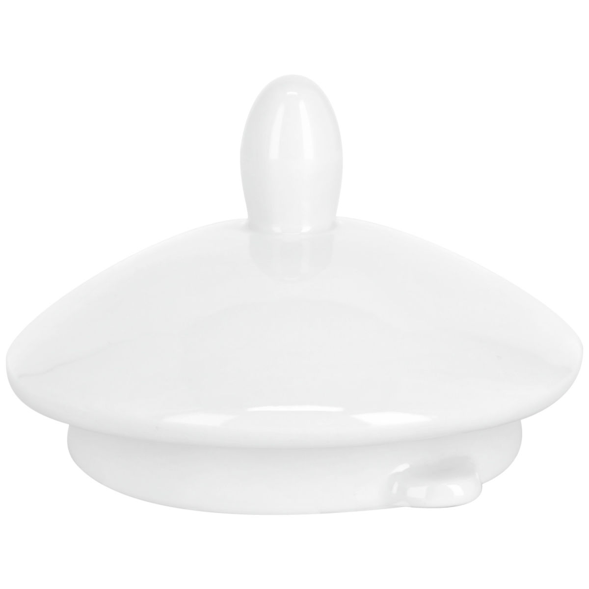 Coperchio di ricambio per teiera Amely VEGA; bianco; rotonda; 4 pz. / Pacco