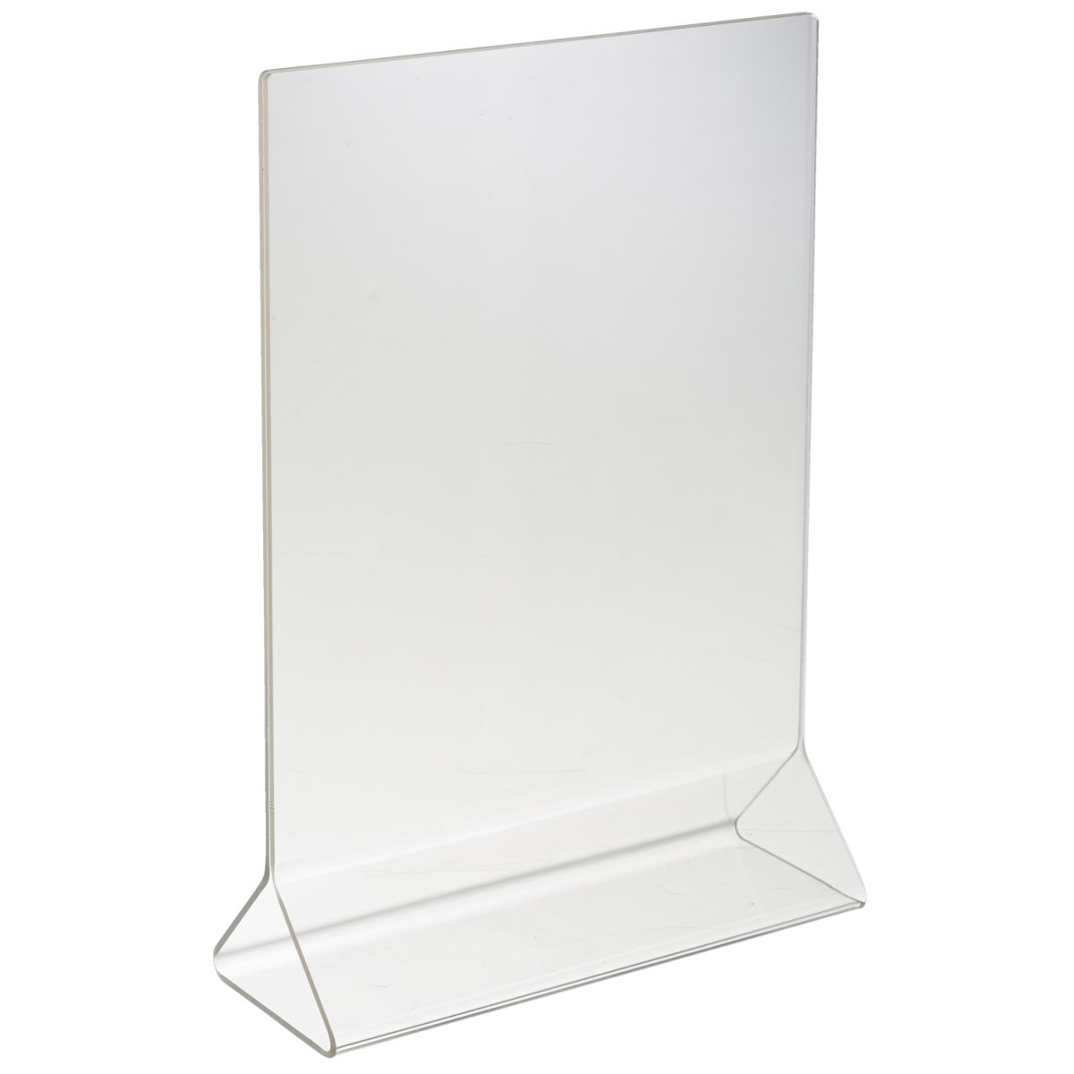 PULSIVA Tischaufsteller Fera 15x21.5 cm (BxH); transparent; 3 Stück / Pack