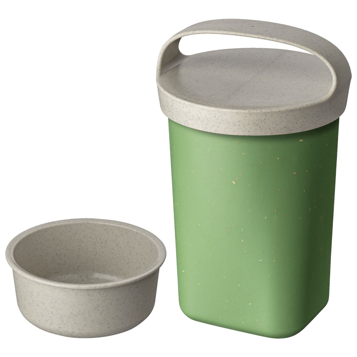 Contenitori riutilizzabili Snackpot Buddy koziol; 700ml, 10.4x17.5 cm (ØxH); verde; rotonda; 6 pz. / confezione