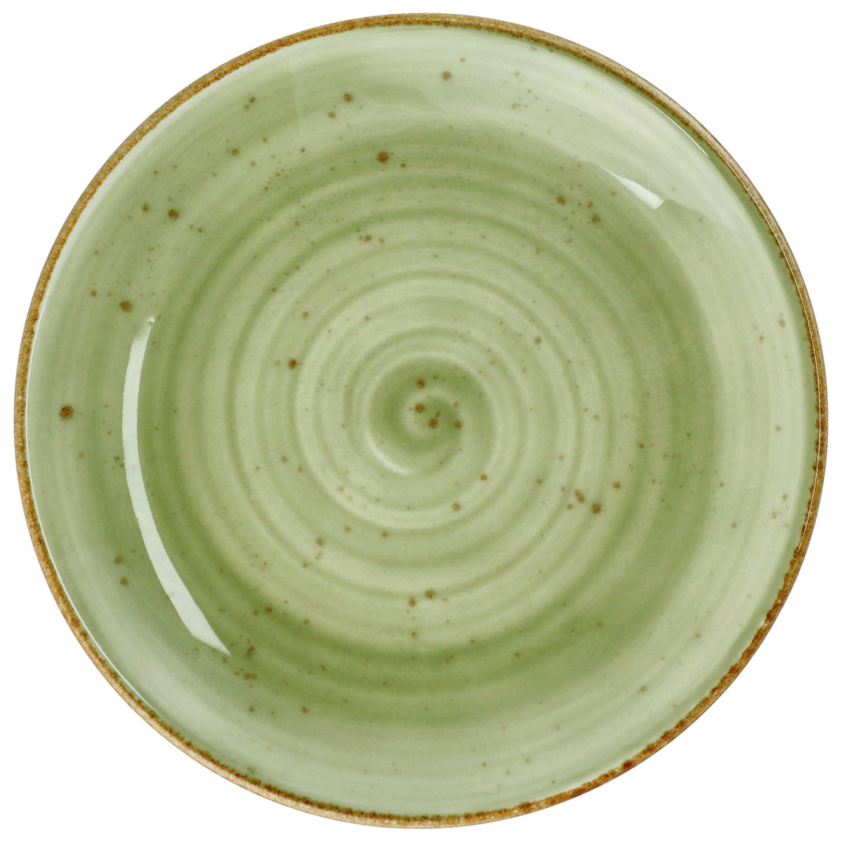 Piatto piano Nebro VEGA; 20 cm (Ø); verde chiaro; rotonda; 6 pz. / confezione