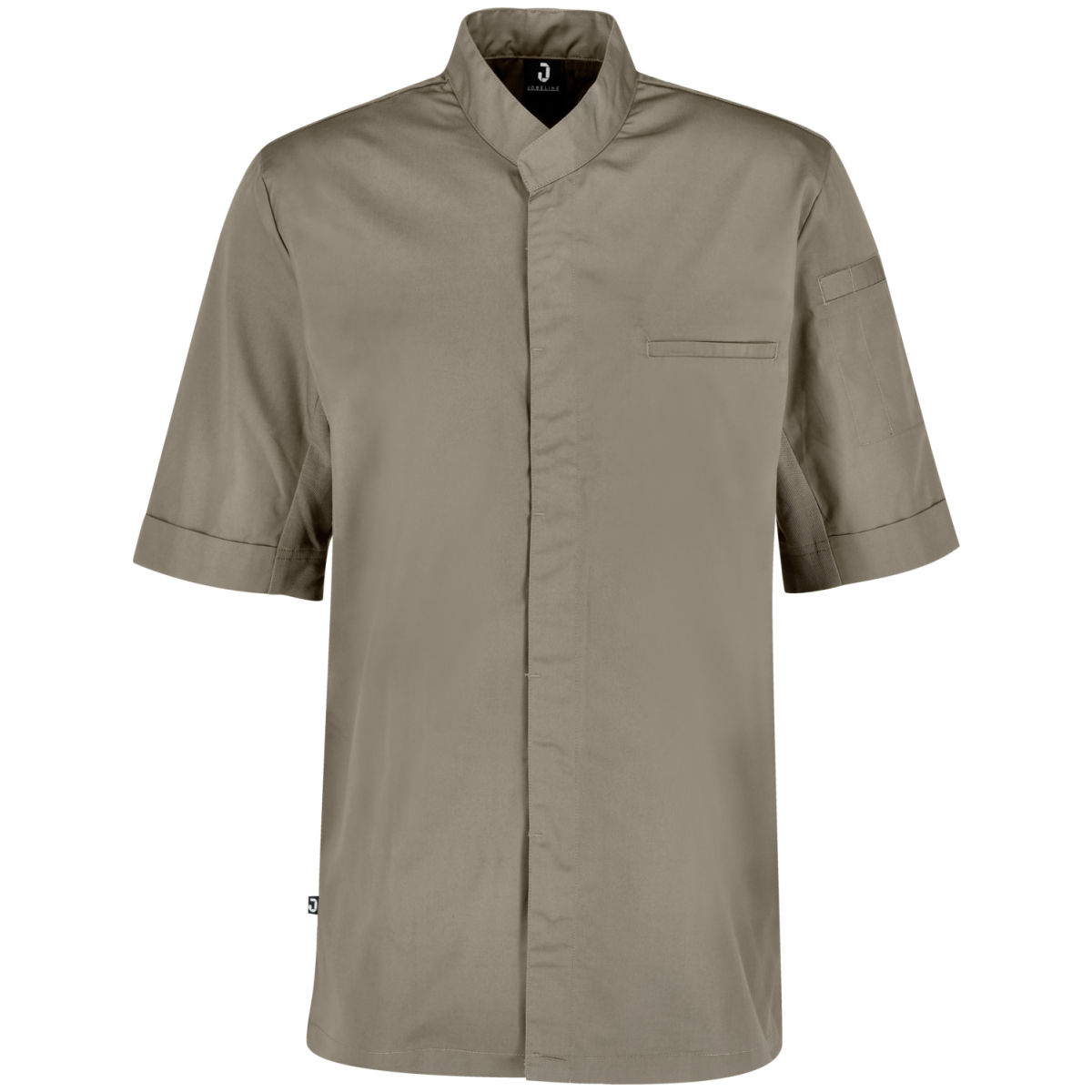 Giacca da cuoco Marco maniche corte JOBELINE; Taglia 48; tortora