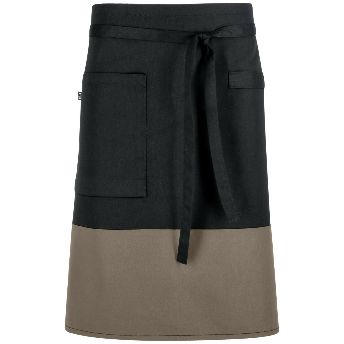 JOBELINE Schürze Bicolor 60x80 cm (LxB) 60x80 cm (LxB); schwarz/taupe