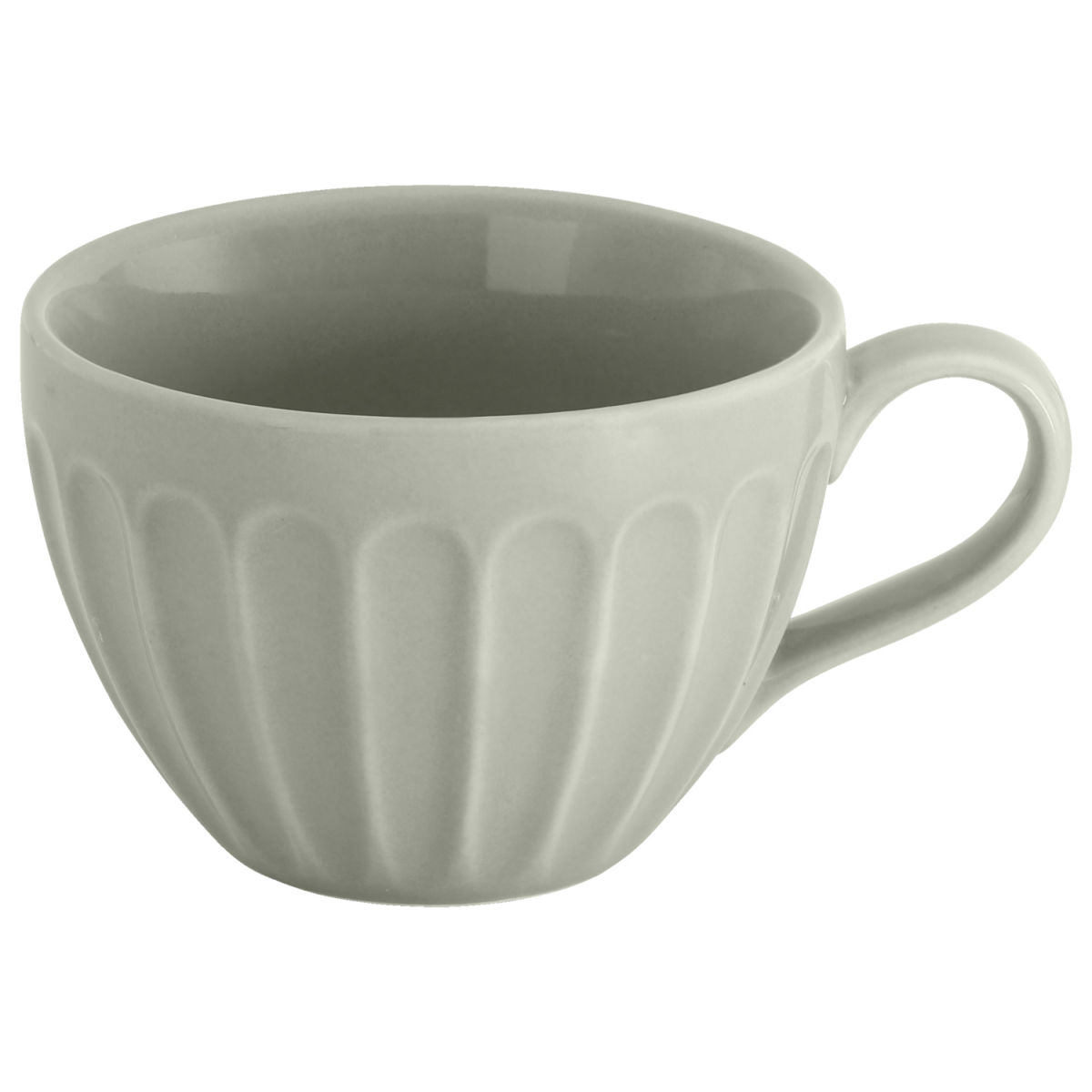 Tazza cappuccino Bel Colore VEGA; 190ml, 8.5x5.5 cm (ØxH); grigio; 6 pz. / confezione