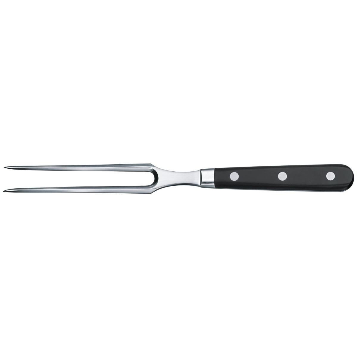 Victorinox Tranchiergabel Grand Maitre, 15 cm, POM 28 cm (L); silber/schwarz