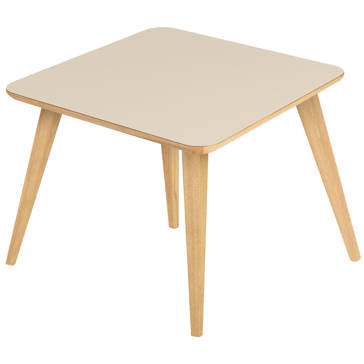 Tavolino Duneo 55x55x45, sabbia VEGA; 55x45x55 cm (LxHxP); sabbia; quadrata