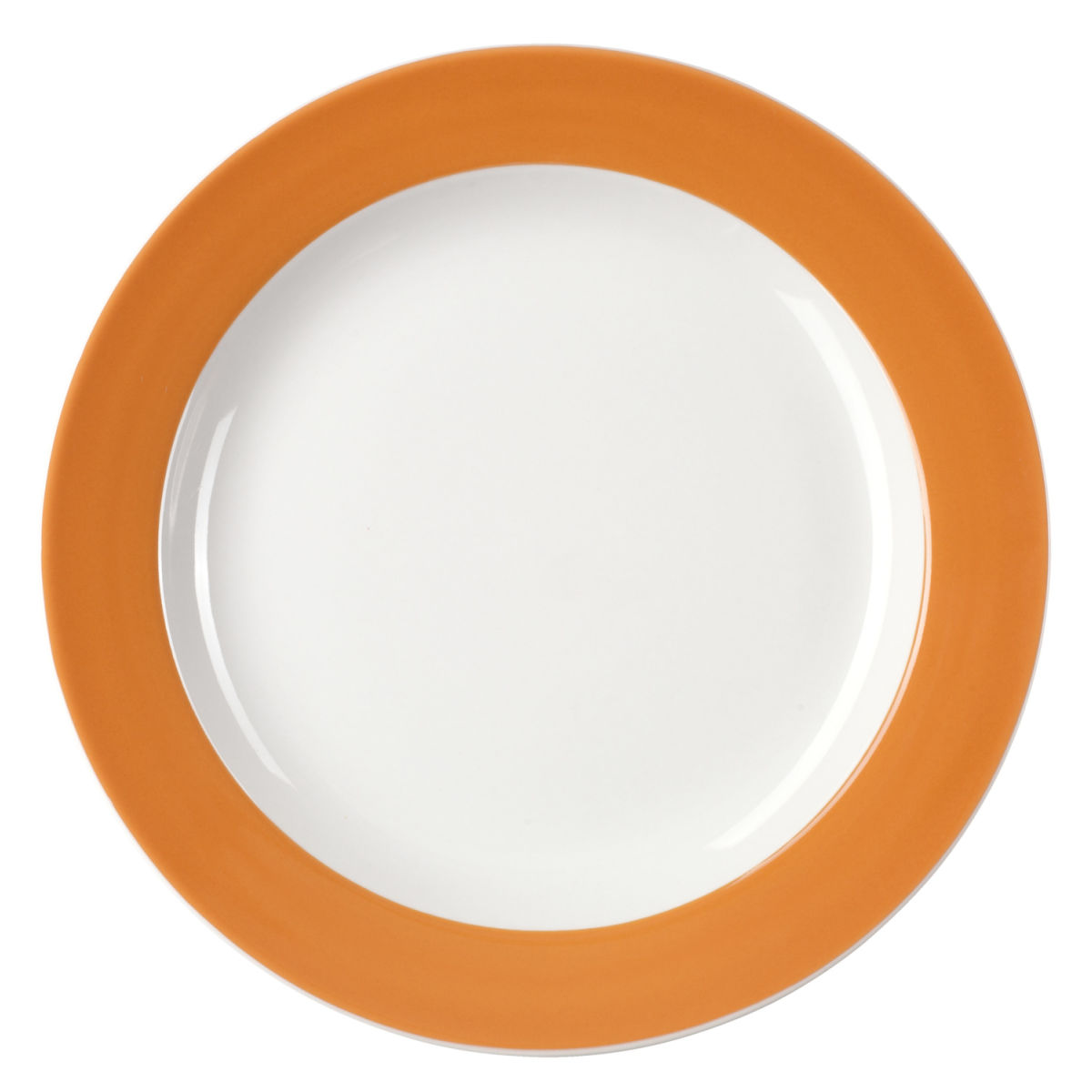 PULSIVA Bord Joy 2.0 plat; 21 cm (&Oslash;); oranje; rond; 6 stuk / verpakking