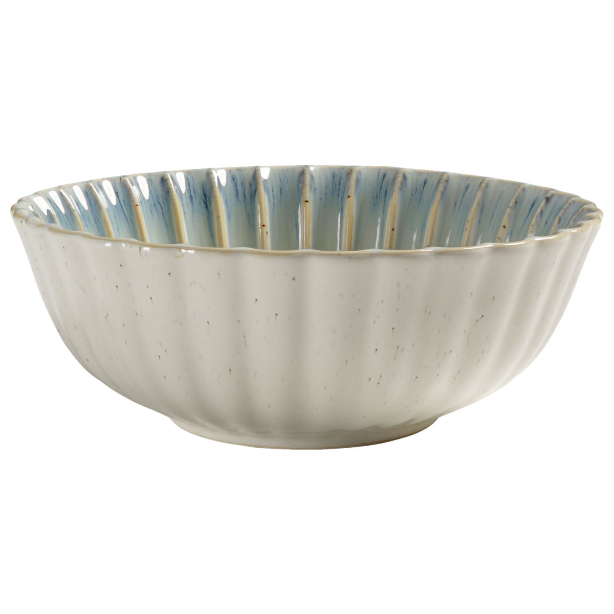 VEGA Schale Flora 1800 ml, 23.2x8.6 cm (ØxH); blau/beige; rund; 2 Stück / Pack