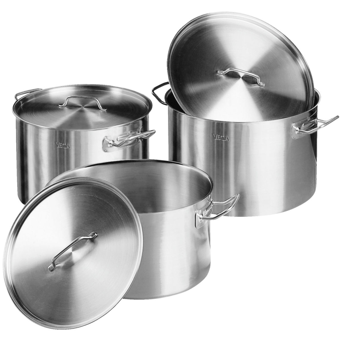 VEGA Kochtopf-Set Professional 6-teilig silber
