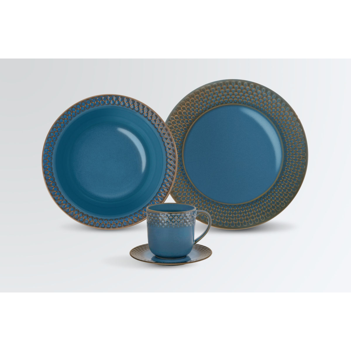 Set campionatura Aranda 4 pezzi VEGA; blu