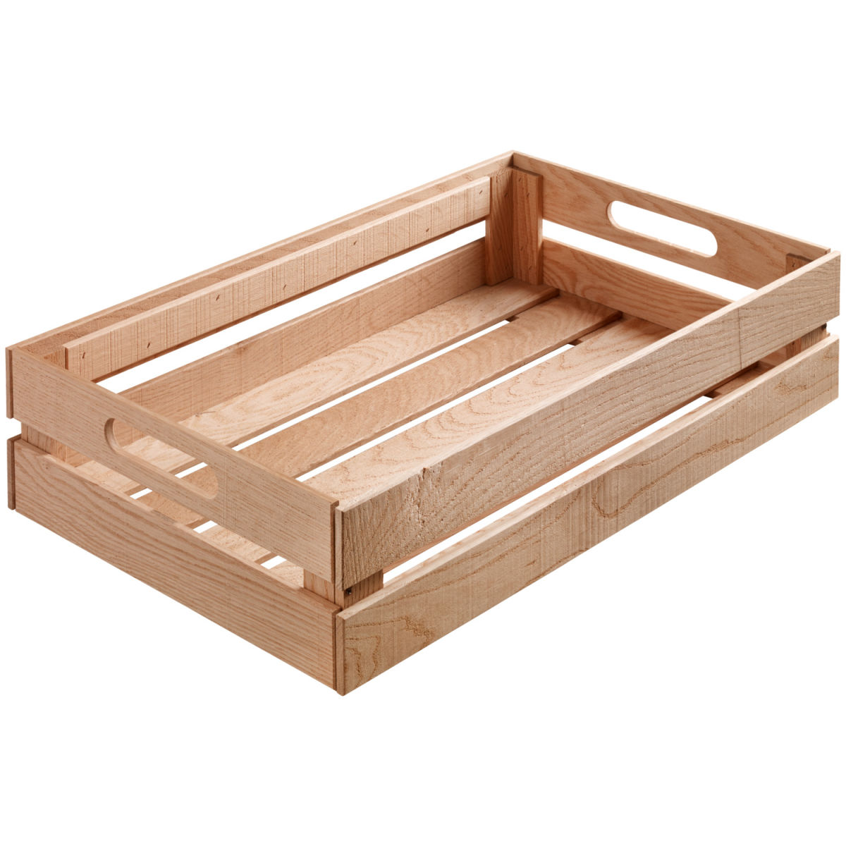 VEGA Holzkiste Wantage mit Griff GN 1/1, 55.2x34.7x10 cm (LxBxH); eiche