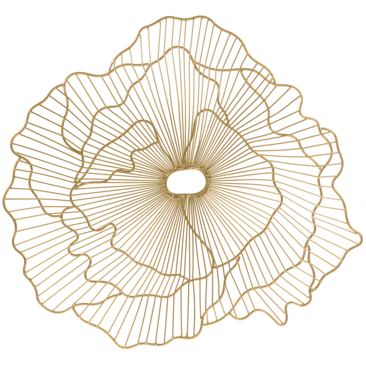 Decorazione da parete Canja VEGA; 60 cm (Ø); oro