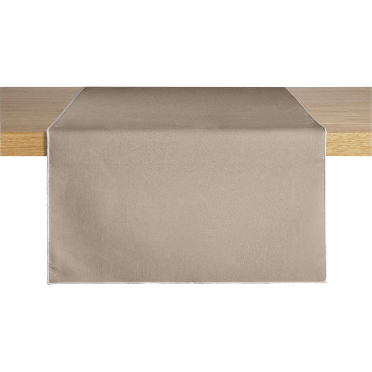 ERWIN M. Tafelloper Breda; 40x130 cm (BxL); taupe
