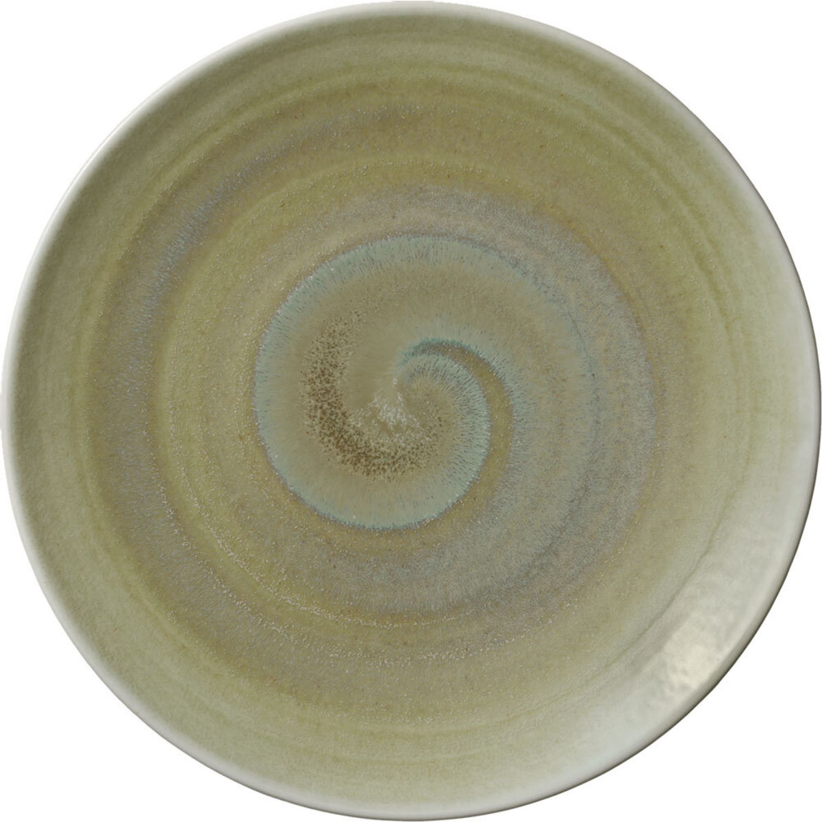 HEART&SOUL Teller flach Perfect Match coup Thyme 30.1x3.2 cm (ØxH); grün/braun antik; rund; 6 Stück / Pack