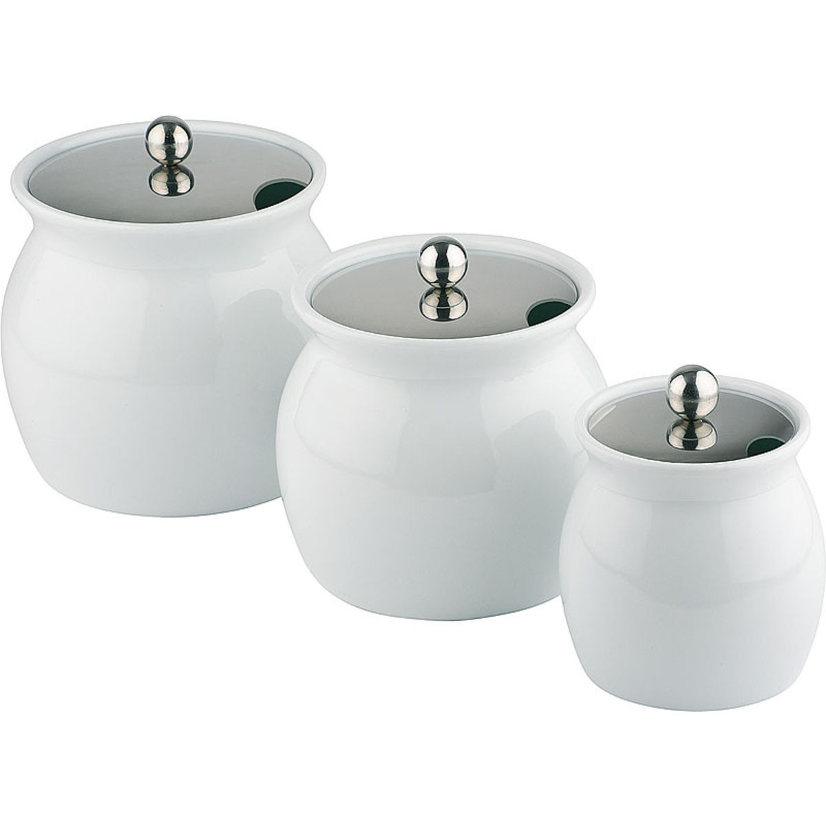 Vaso per condimenti APS; 2300ml, 18.5x18.5 cm (ØxH); bianco; rotonda