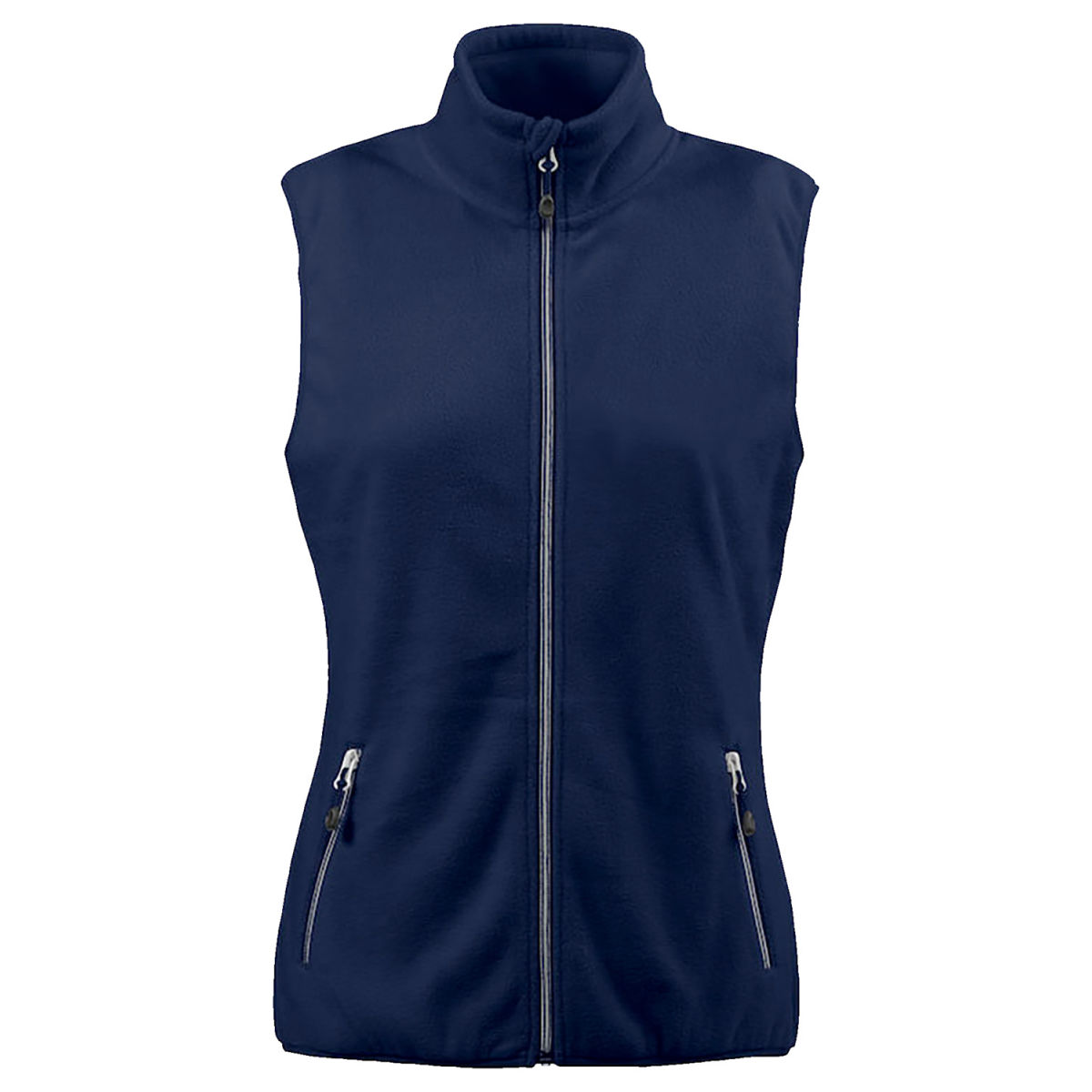 Giacca da donna in pile Torge Printer Active Wear; Taglia L; blu navy