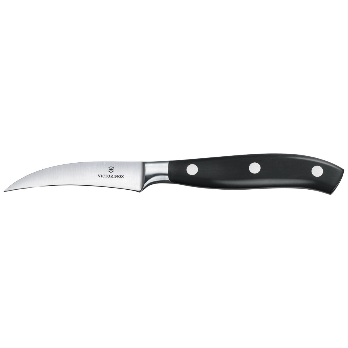 Victorinox Keukenmes Grand Maître, recht; Lemmetlengte 8 cm, 21 cm (L); zilver/zwart