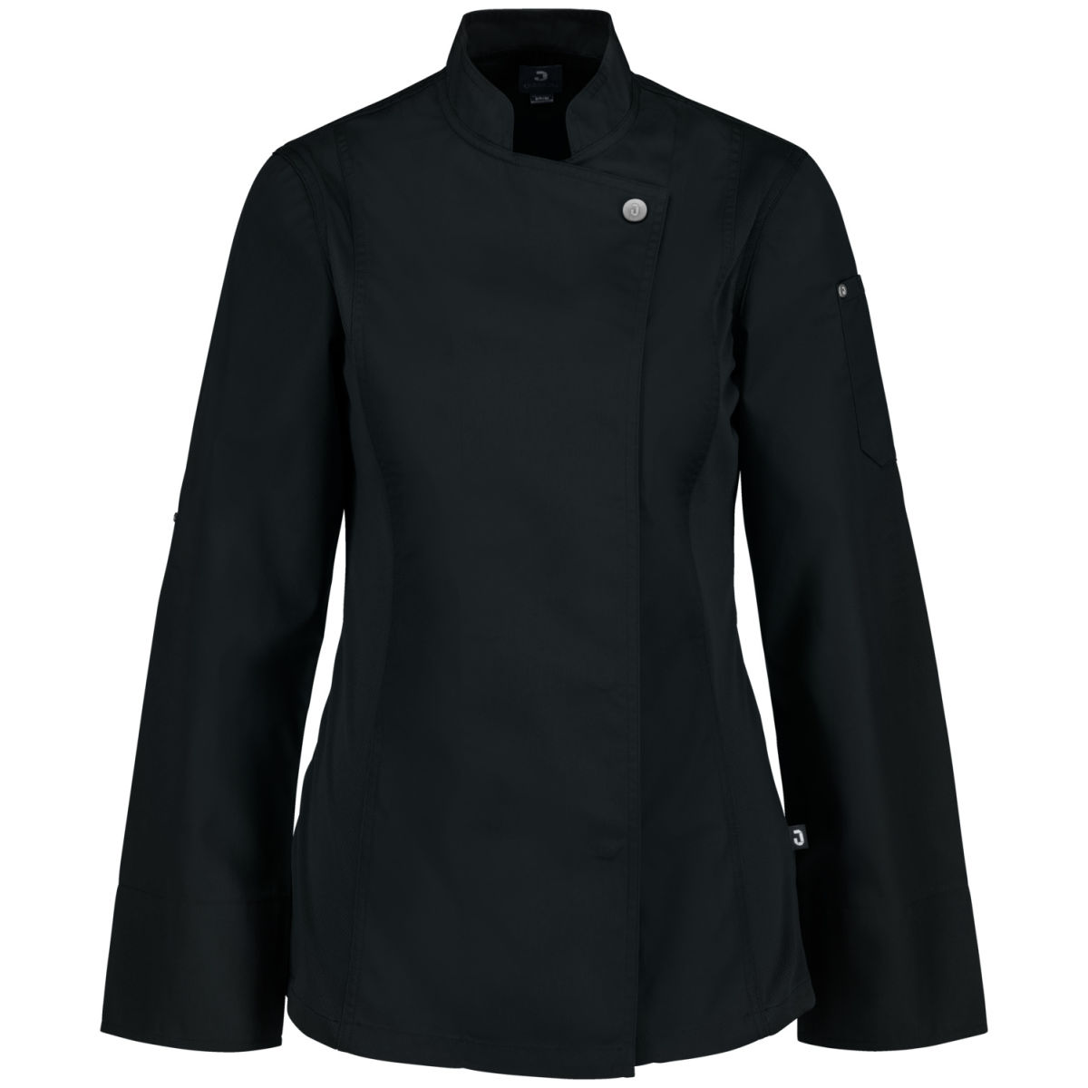 JOBELINE Damen Kochjacke Carter Langarm Kleidergröße 34; schwarz