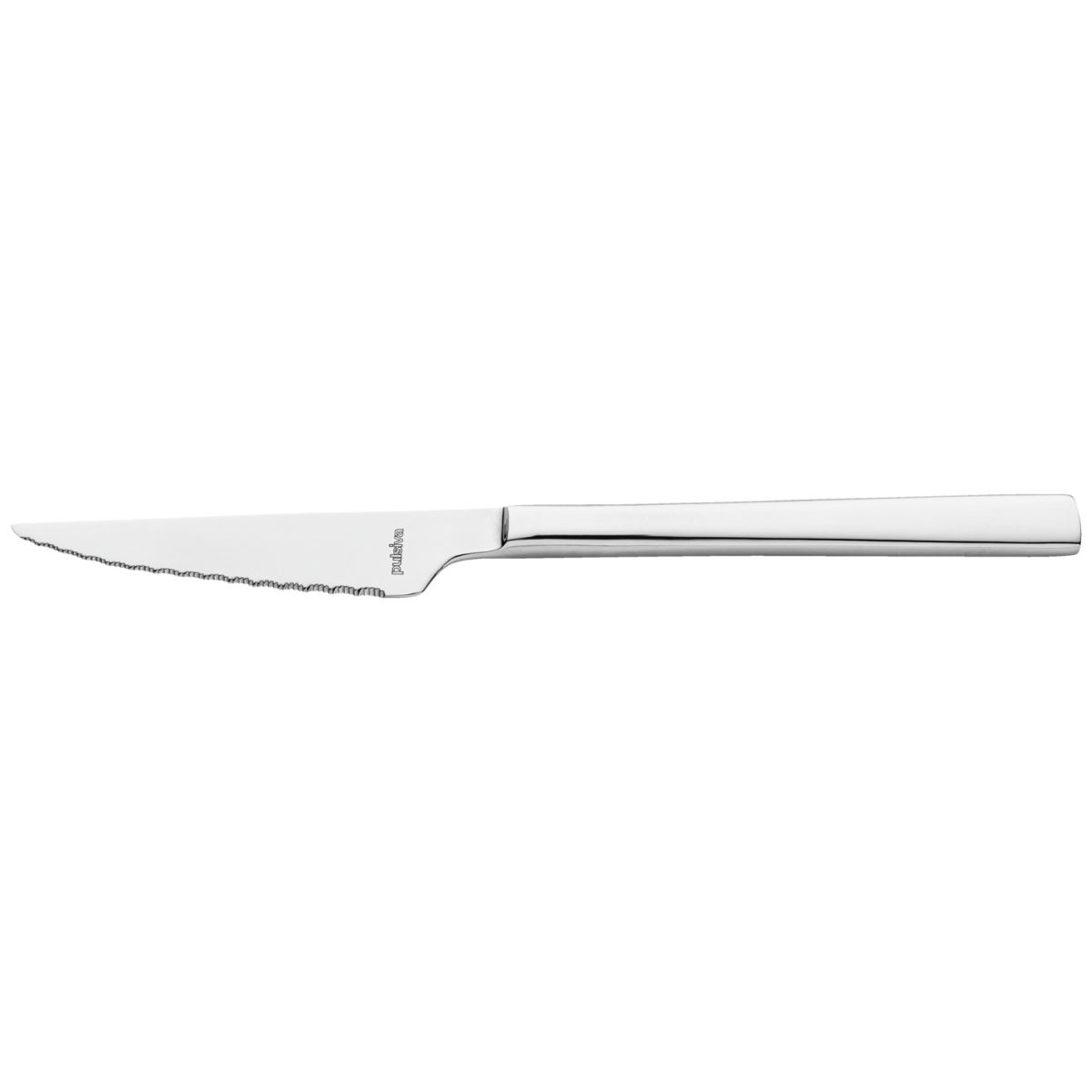 Coltello pizza e bistecca Taranto PULSIVA; 21.5 cm (L); argento, manico argento; 12 pz. / Pacco