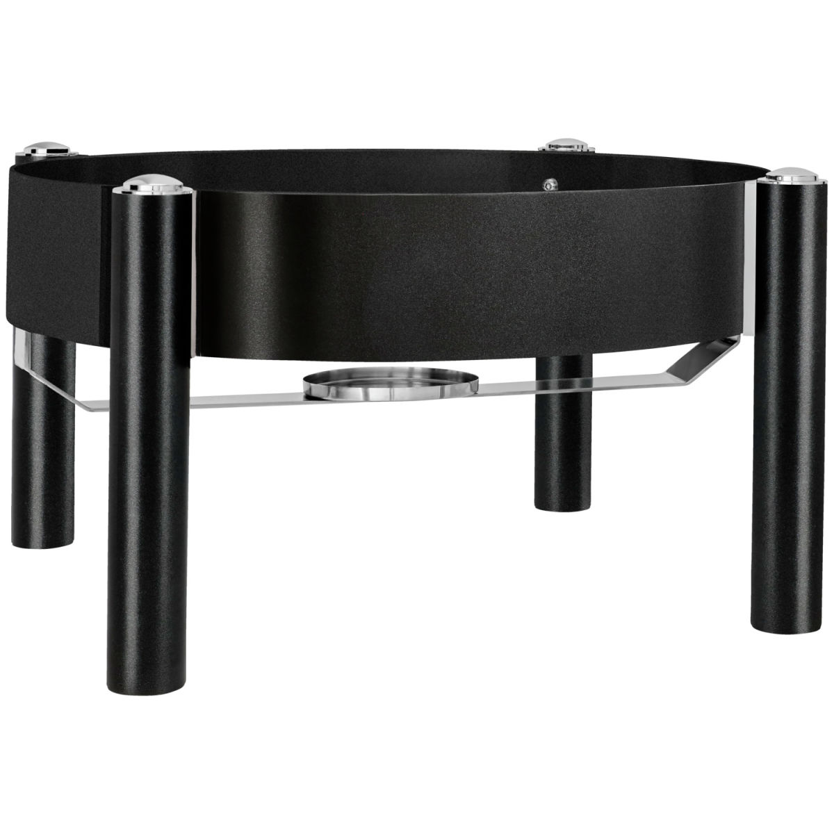 Struttura Chafing Dish Fenton rotonda VEGA; 44x44x24 cm (LxPxH); nero