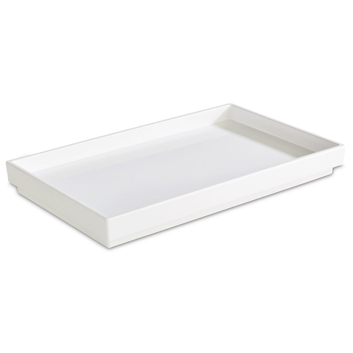 Vassoio Asia Plus APS; Misura GN 1/4, 26.5x16.2x3 cm (LxLxH); bianco; rettangolare
