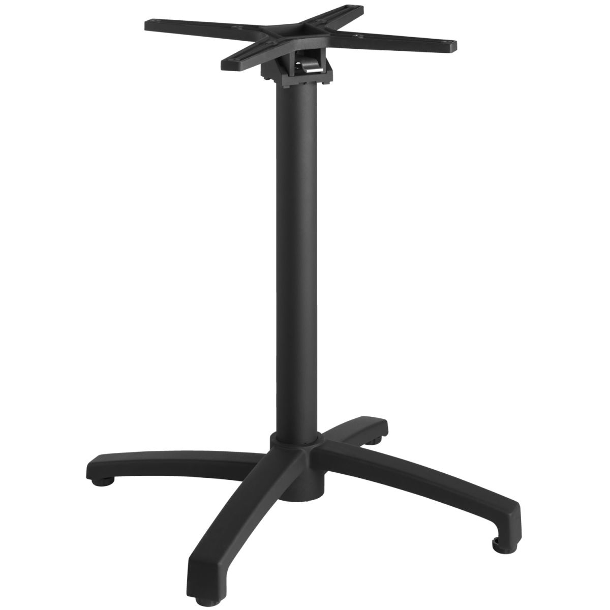 Base tavolo Alu VEGA; 66x66x72 cm (LxLxH); nero