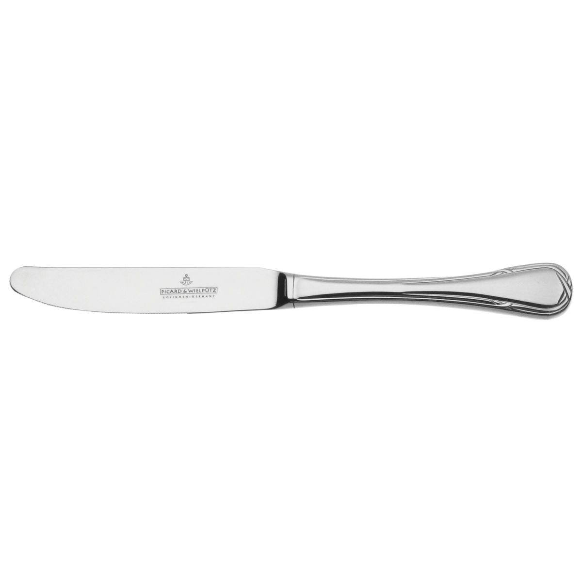 Cuchillo para postre Ligato Hohlheft Picard + Wielpütz; 20.8 cm (Lg); plateado; 12 pz. / Paquete