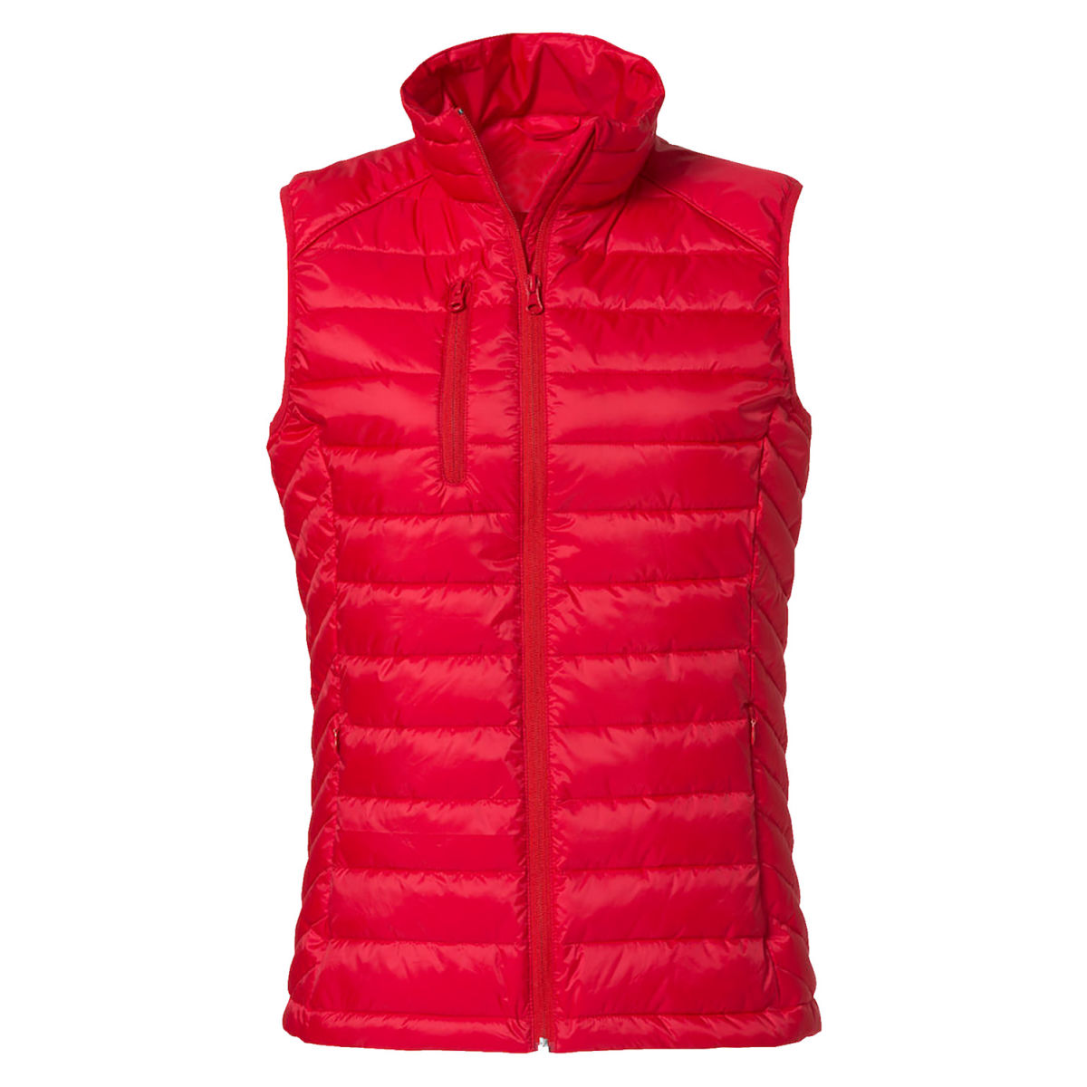 Gilet da donna trapuntato Grid CLIQUE; Taglia M; rosso