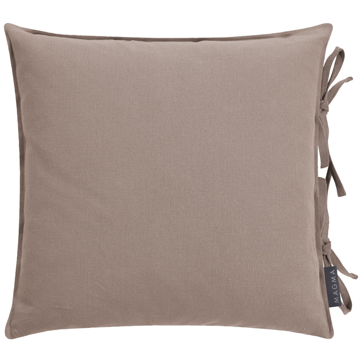 Funda cojín decorativo Ofelia MAGMA; 40x40 cm (AnxLg); marrón pardo; cuadrada