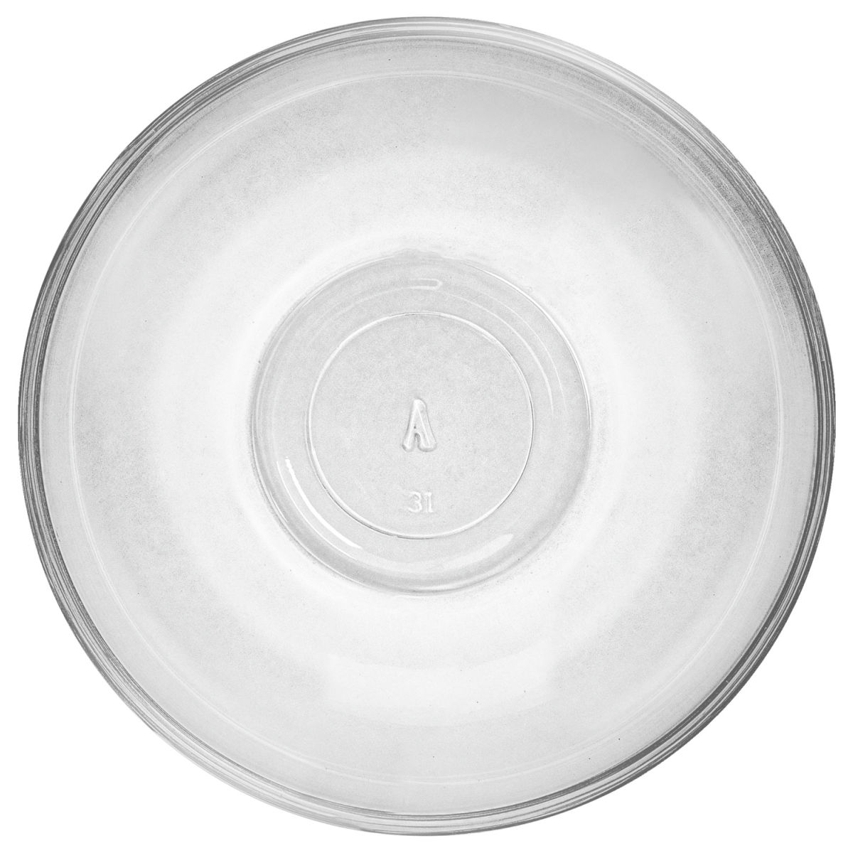 Sottotazza Irem LAV; 10.2 cm (Ø); trasparente; 6 pz. / confezione