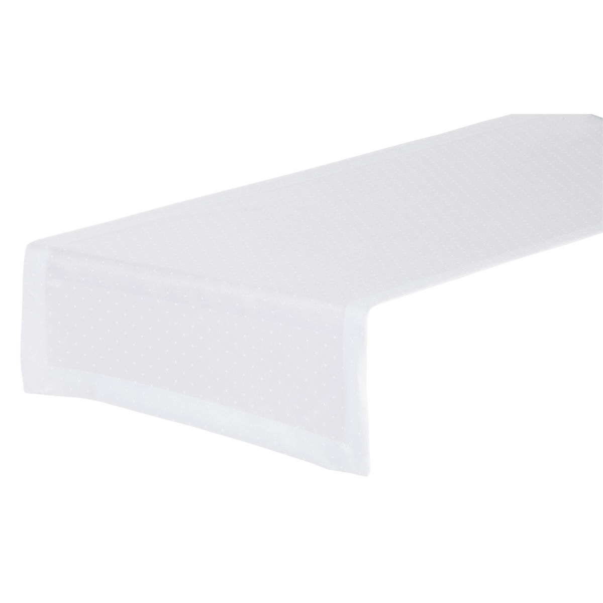 PULSIVA Tischläufer Rhône 40x130 cm (BxL); weiß; 2 Stück / Pack