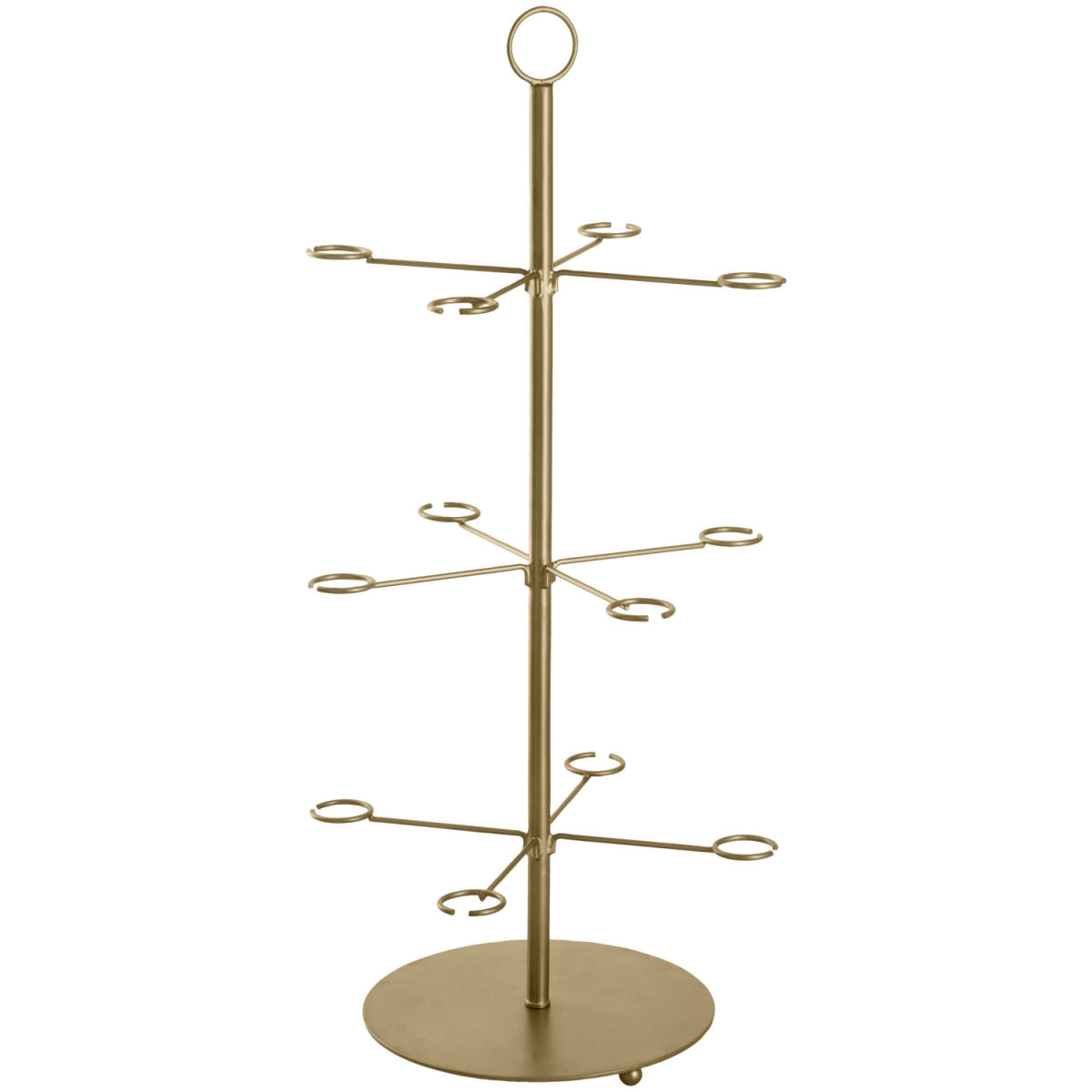 Alzata porta calici Eleanor VEGA; 41x88x30 cm (LxHxØ); oro