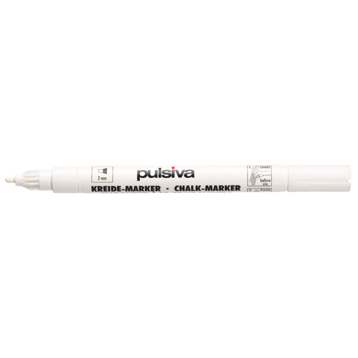 PULSIVA Kreidemarker-Set Copil Schriftbreite 2 mm; weiß; 3 Stück / Pack