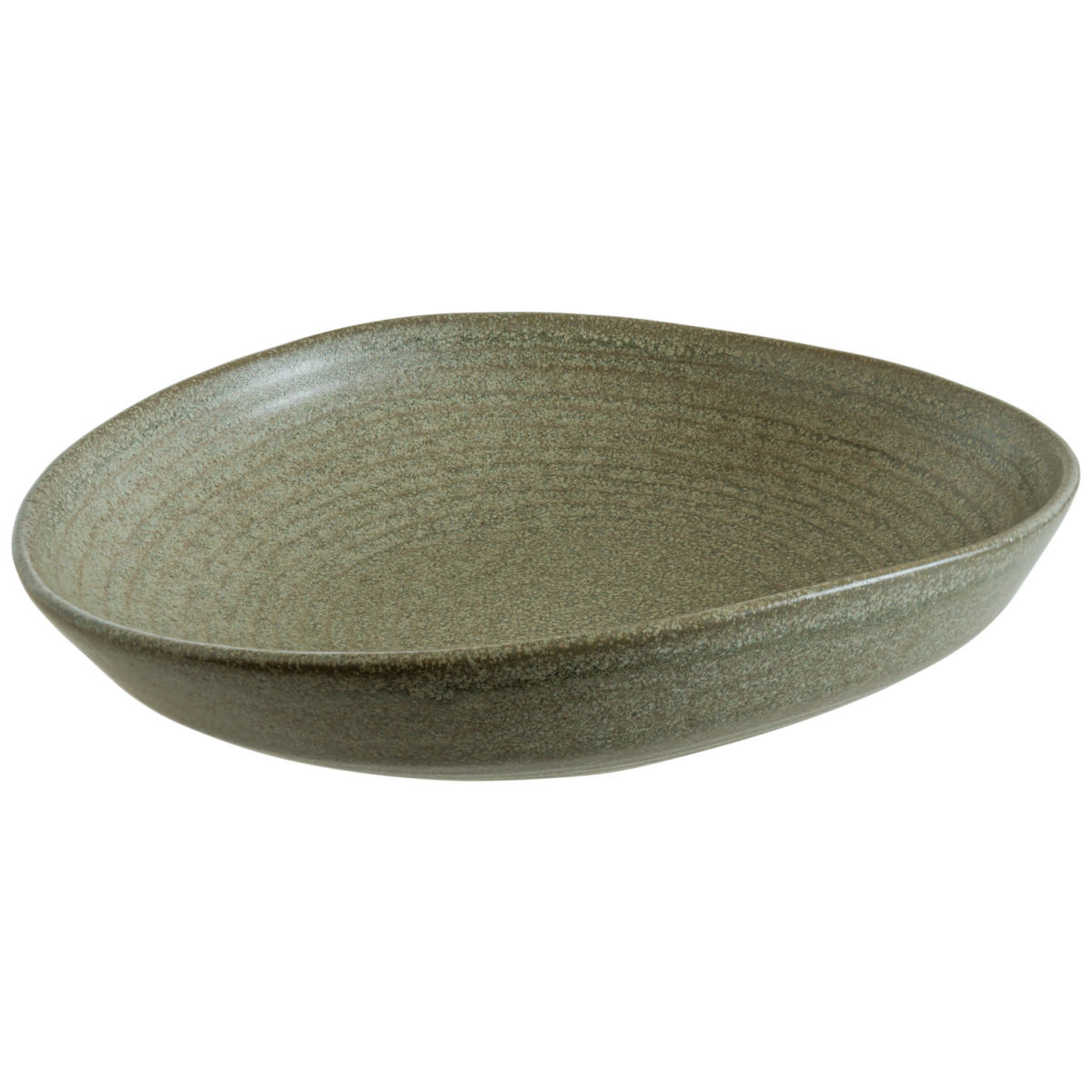 Piatto fondo Adelfa Ripple Bonna; 1000 ml, 26x5.3 cm (ØxH); verde; rotonda; 6 pz. / Pacco