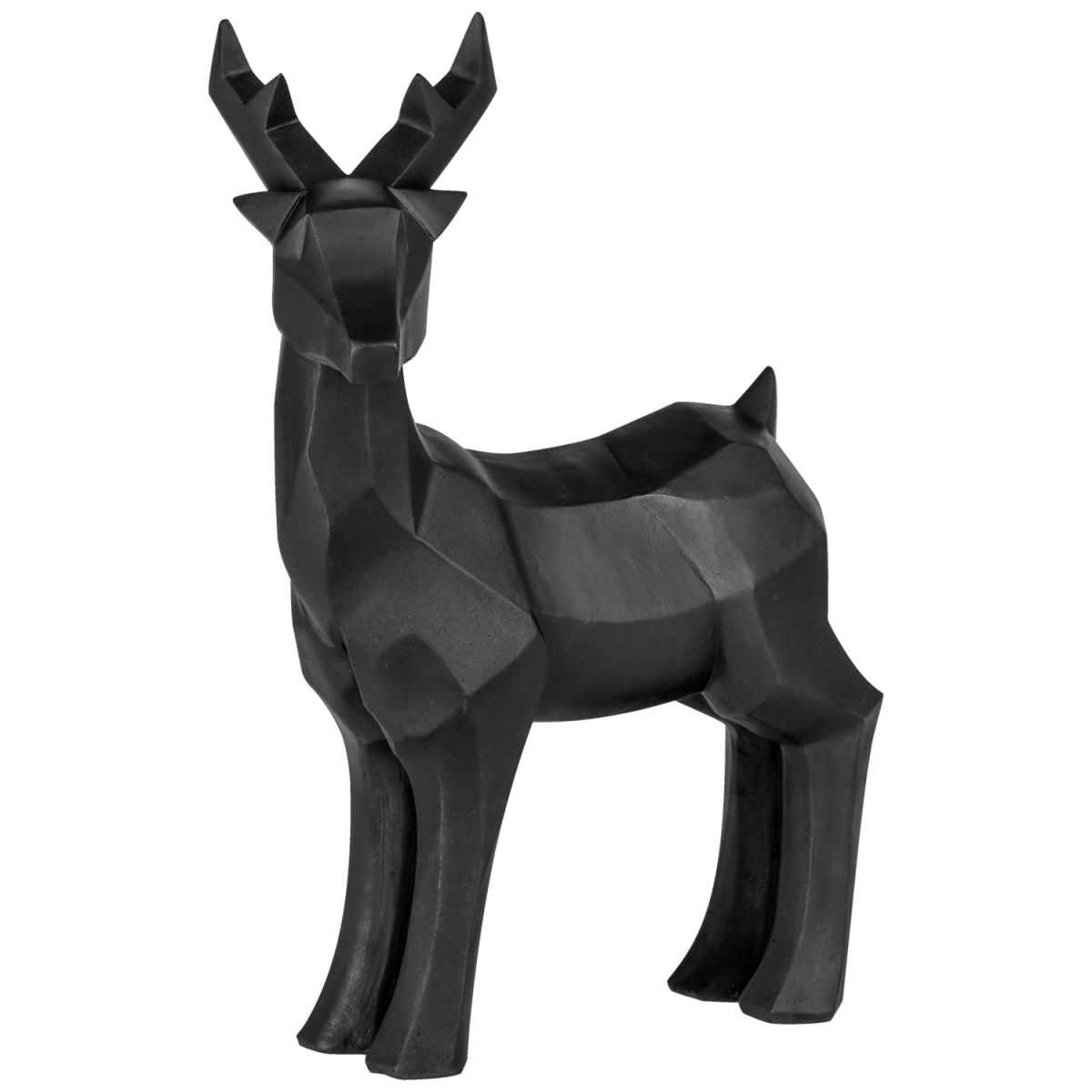 Cervo Agustin; 18x9x23 cm (LxLxH); nero